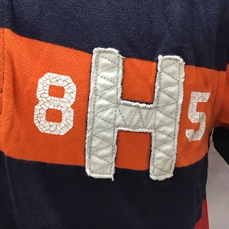 トミーヒルフィガー TOMMY HILFIGER ポロシャツ 半袖 半袖ポロシャツ 半袖カットソー カラーシャツ S ボーダー柄 マルチカラー / マルチカラー /  メンズ USED 古着 中古 10111028