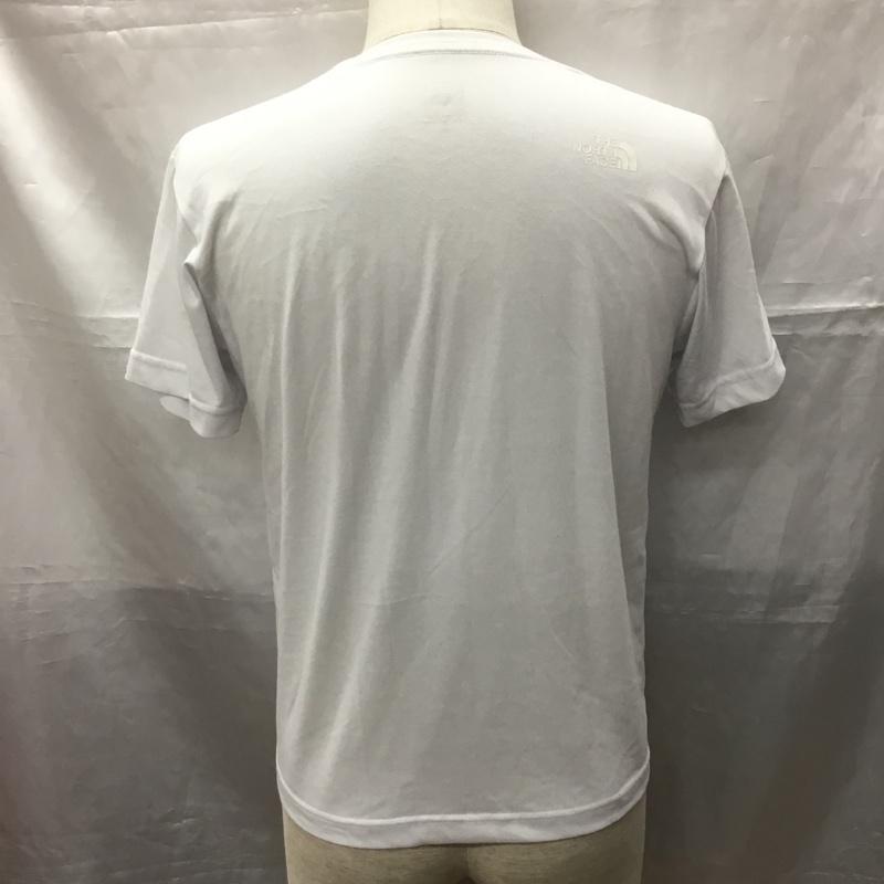 ザノースフェイス THE NORTH FACE Tシャツ 半袖 nt31620 ショートスリーブカラードームT 半袖カットソー プリントTシャツ クルーネックカットソー S ロゴ、文字 白 / ホワイト / メンズ USED 古着 中古 10114098
