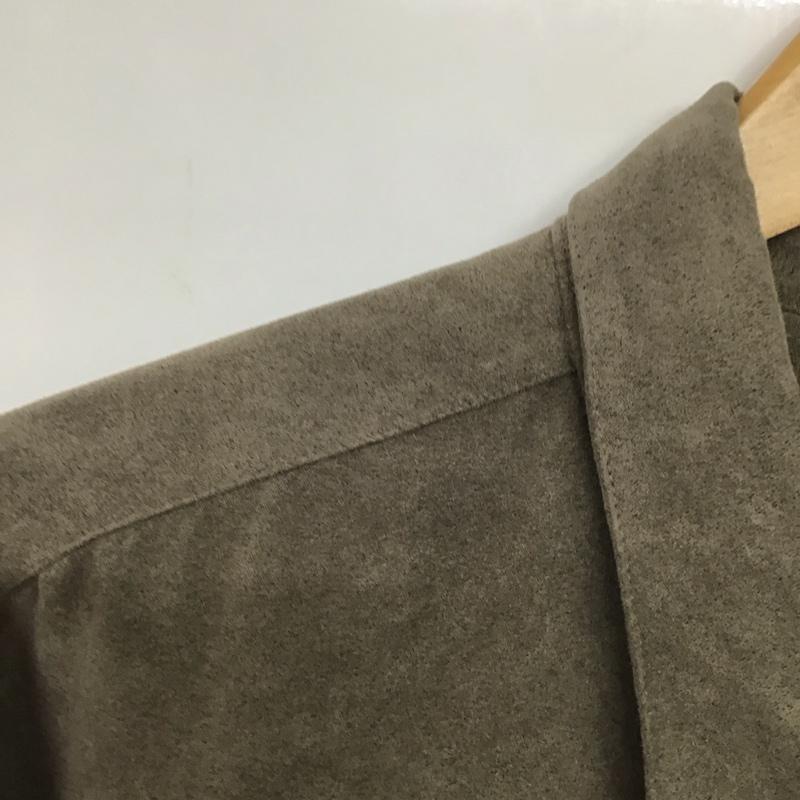 ウ゛ァンヒューゼン VANHEUSEN シャツ、ブラウス 長袖 長袖シャツ 無地シャツ カラーシャツ XXL 無地 茶 / ブラウン / メンズ USED 古着 中古 10138782