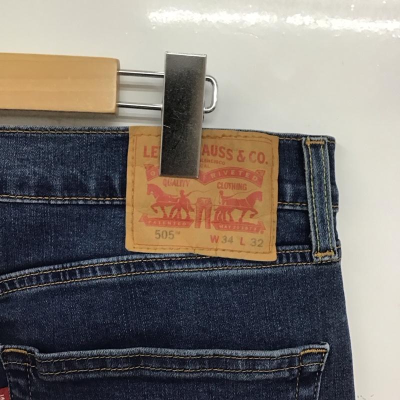リーバイストラウスアンドコー Levi Strauss & co. パンツ デニム、ジーンズ デニムパンツ ワイドパンツ カジュアルパンツ ストレッチパンツ 34 無地 インディゴ / インディゴ / メンズ USED 古着 中古 10136570