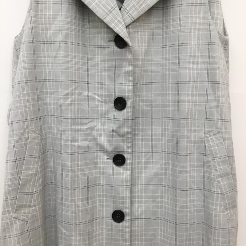 マウジー MOUSSY ワンピース ロングスカート 1 チェック 水色 / ライトブルー /  レディース USED 古着 中古 10133484