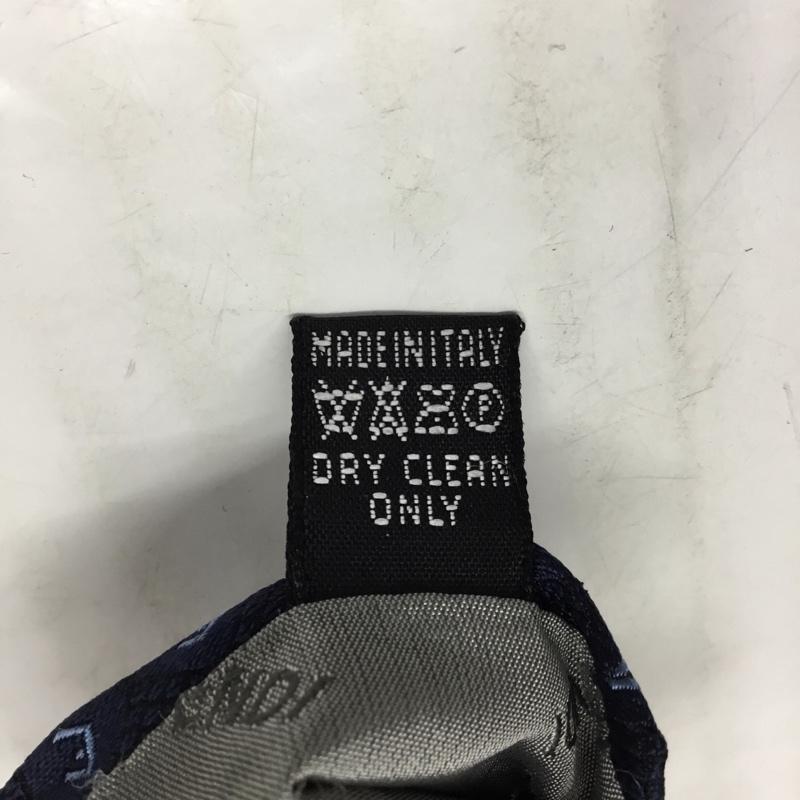 フェンディ FENDI ネクタイ ネクタイ シルク 総柄 紺 / ネイビー / メンズ USED 古着 中古 10119931