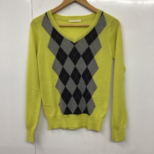 ローリーズファーム LOWRYS FARM ニット、セーター 長袖 長袖 M プリント マルチカラー / マルチカラー /  レディース USED 古着 中古 10117904