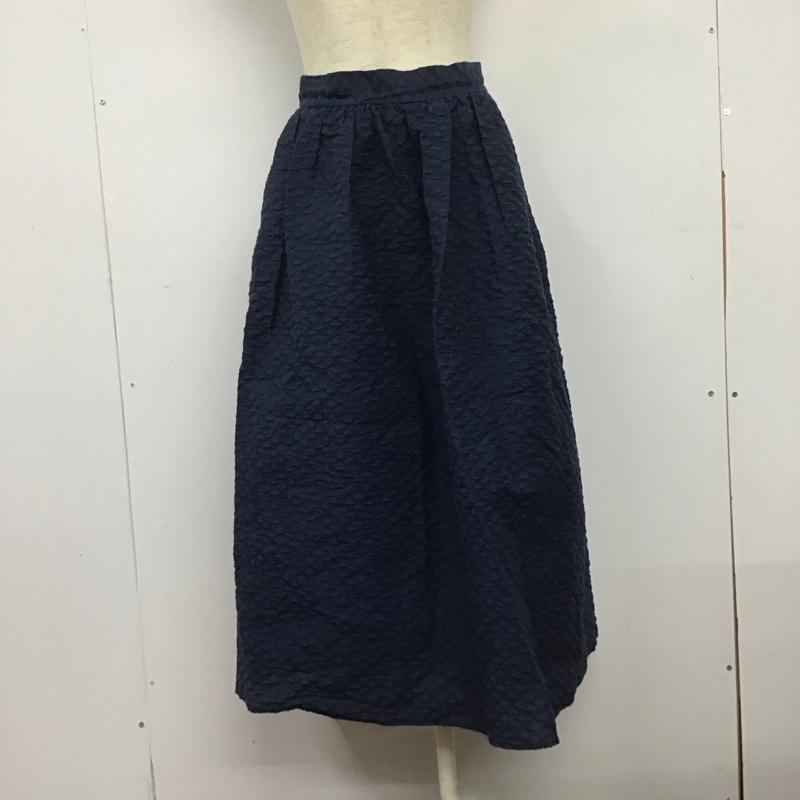 ザラ ZARA セットアップ セットアップ パフスリーブトップス ボリュームスカート M 無地 紺 / ネイビー / レディース USED 古着 中古 10138680
