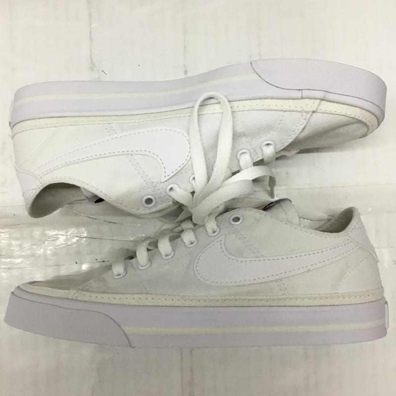 ナイキ NIKE スニーカー スニーカー CZ0294-100 レガシー キャンバス 23.5cm 23.5cm ロゴ、文字 白 / ホワイト / レディース USED 古着 中古 10107570