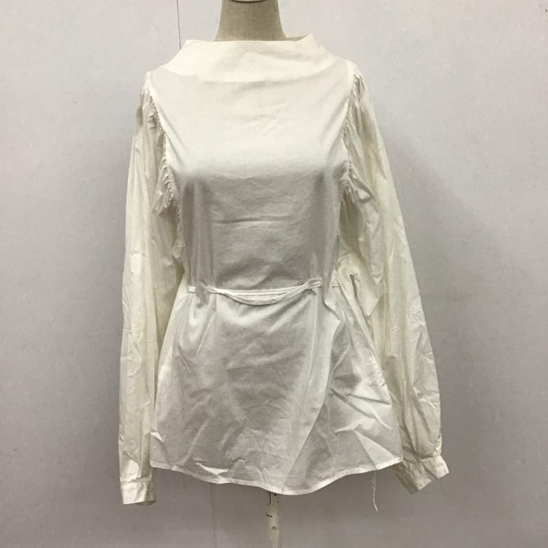 ジーナシス JEANASIS カットソー 長袖 JS063785MC ソデボリュームコードBL FREE 無地 白 / ホワイト / レディース USED 古着 中古 10122569