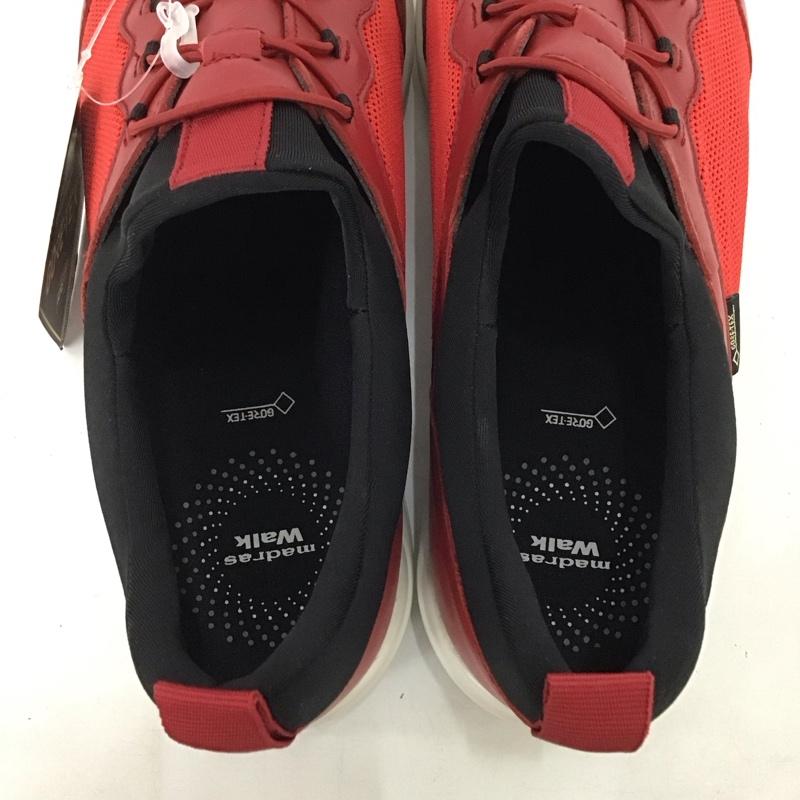 マドラスウォーク madras Walk カジュアルシューズ カジュアルシューズ MWL1004 GORE-TEX レースアップ 22.5cm 無地 赤 / レッド / X 黒 / ブラック / レディース USED 古着 中古 10135382