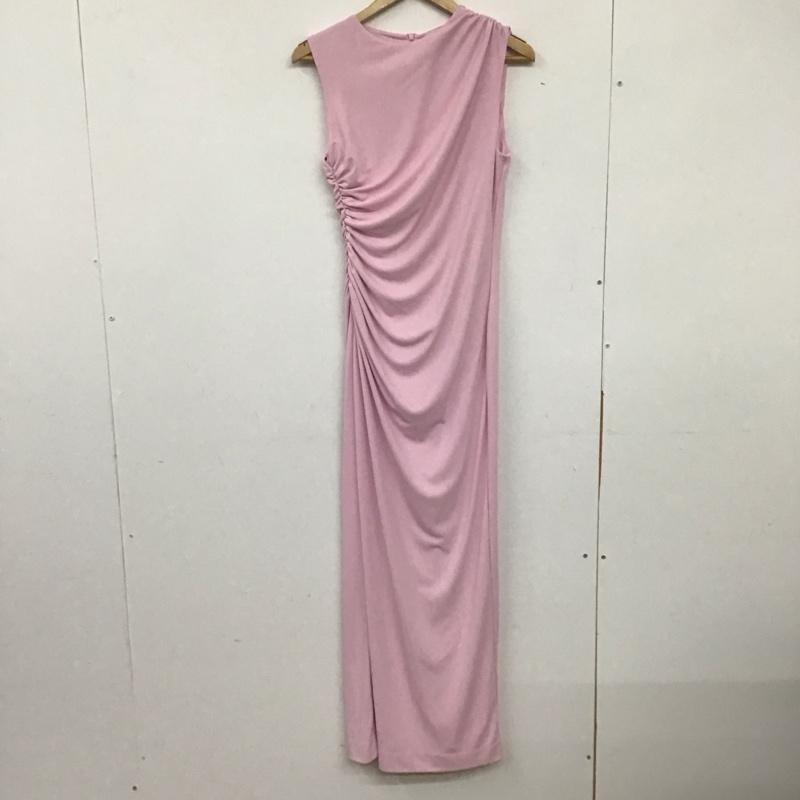 ザラ ZARA ワンピース ロングスカート 4772 262 626 ノースリーブ ドレープ タグ付き M 無地 桃 / ピンク / レディース USED 古着 中古 10138655