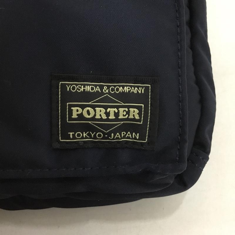 ポーター PORTER ショルダーバッグ ショルダーバッグ TANKER エンベロープ ロゴ、文字 紺 / ネイビー / メンズ USED 古着 中古 10133238