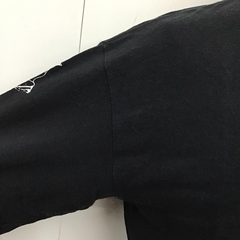 リップンディップ RIPNDIP カットソー 長袖 長袖カットソー クルーネックカットソー ロングスリーブカットソー プリントTシャツ L プリント 黒 / ブラック /  メンズ USED 古着 中古 10109760