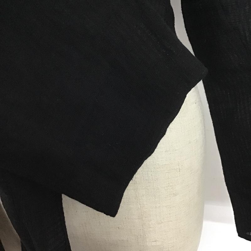 ザラ ZARA カットソー 長袖 2180 050 800 ショート丈 ボレロ M 無地 黒 / ブラック /  レディース USED 古着 中古 10107154