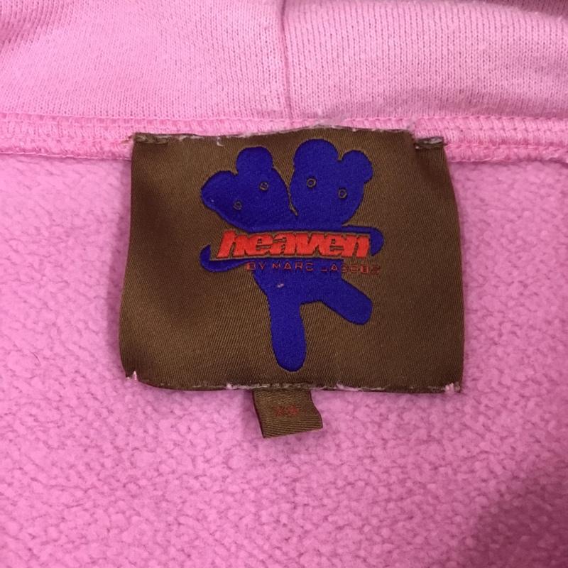 ヘブンバイマークジェイコブス heaven BY MARC JACOBS パーカー 長袖 長袖パーカー フード付きパーカー プリントスウェット トレーナー XS ロゴ、文字 桃 / ピンク / メンズ USED 古着 中古 10112322