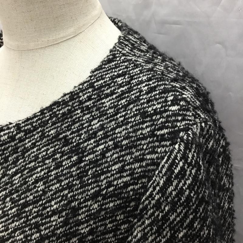 ロペピクニック ROPE PICNIC コート コート一般 GDO-5514-B 2WAY ノーカラー ジャケット 40 無地 黒 / ブラック / レディース USED 古着 中古 10107305