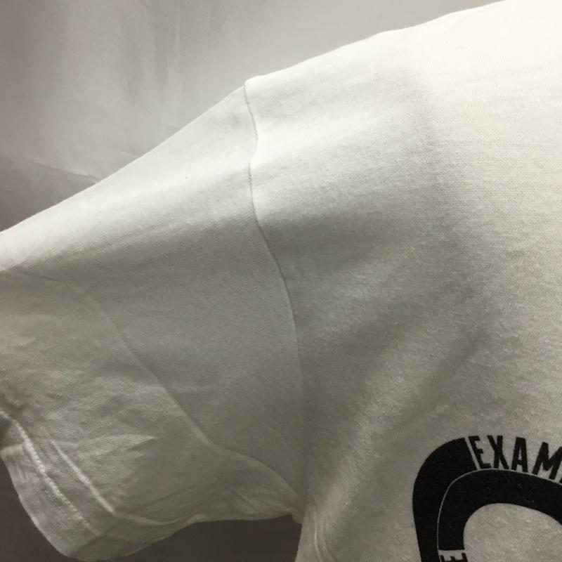 イグザンプル EXAMPLE Tシャツ 半袖 半袖カットソー プリントTシャツ クルーネックカットソー XL ロゴ、文字 白 / ホワイト /  メンズ USED 古着 中古 10108706