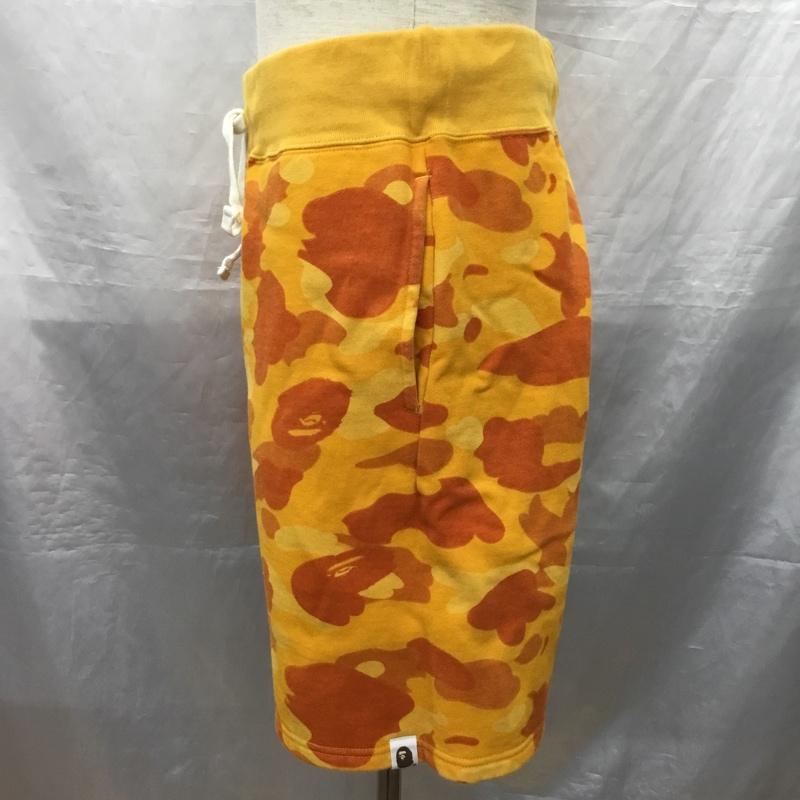 アベイシングエイプ A BATHING APE パンツ ショートパンツ ショート L カモフラージュ柄・迷彩 橙 / オレンジ /  メンズ USED 古着 中古 10121695