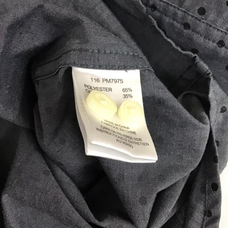 コロンビア Columbia シャツ、ブラウス 長袖 116 PM7975 ボタンダウン M ドット 灰 / グレー / X 黒 / ブラック / メンズ USED 古着 中古 10108266
