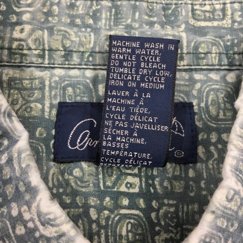 アーノルドパーマー Arnold Palmer シャツ、ブラウス 半袖 胸ポケット XL 総柄 緑 / グリーン / メンズ USED 古着 中古 10119836