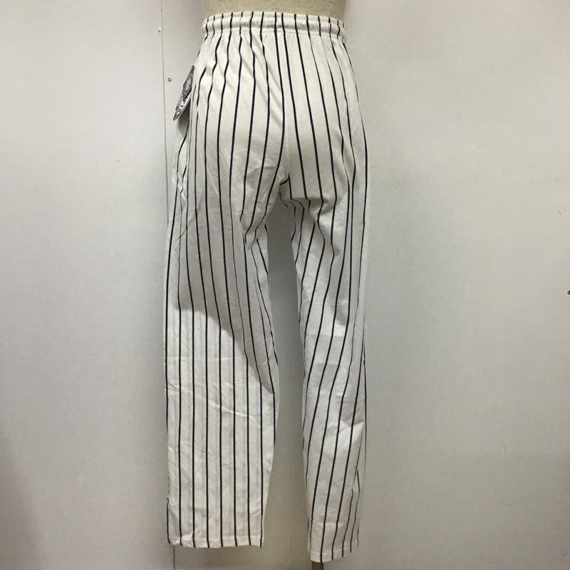 古着 USED ボトムス ボトムス スポーツウェア カジュアルパンツ ユニフォーム ワイドパンツ S ストライプ 白 / ホワイト / X 紺 / ネイビー / メンズ USED 古着 中古 10105835