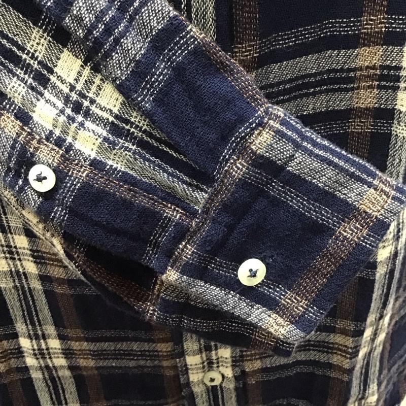 ザラ ZARA シャツ、ブラウス 長袖 長袖シャツ チェックシャツ カラーシャツ 長袖カットソー S チェック マルチカラー / マルチカラー /  メンズ USED 古着 中古 10113567