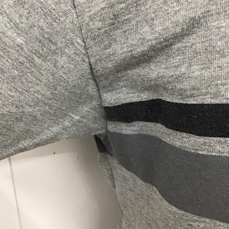 ザノースフェイス THE NORTH FACE Tシャツ 半袖 NT31702 クルーネック L ロゴ、文字 灰 / グレー / メンズ USED 古着 中古 10115599