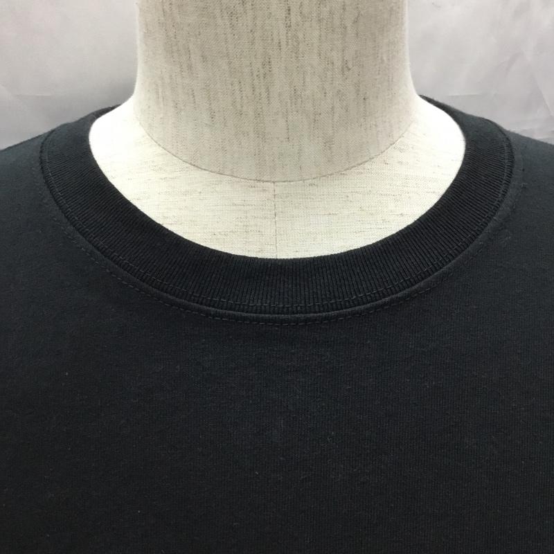 サプール SAPEur Tシャツ 半袖 半袖カットソー プリントTシャツ クルーネックカットソー XL プリント 黒 / ブラック /  メンズ USED 古着 中古 10109328