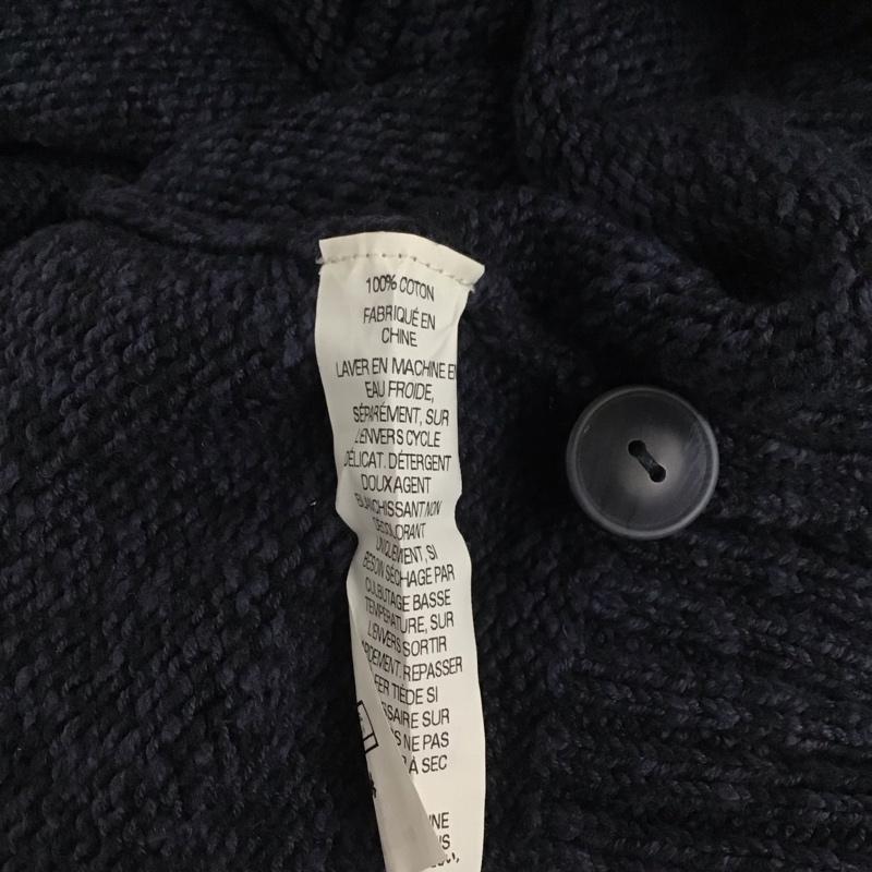 エルエルビーン L.L.Bean ニット、セーター 長袖 長袖ニット 長袖カットソー リブニット セーター ヘンリーネック S 無地 紺 / ネイビー / メンズ USED 古着 中古 10111130
