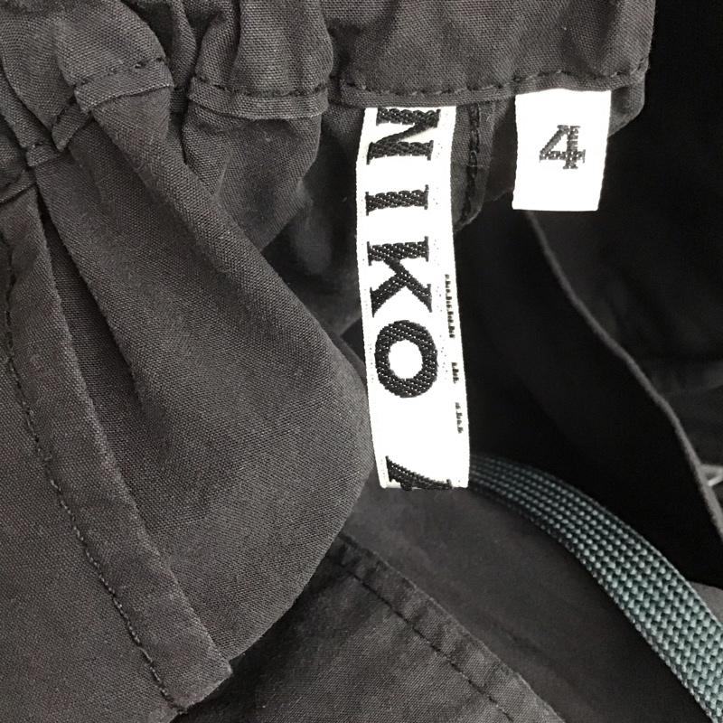 ニコアンド niko and... ボトムス ボトムス T214DL01AD ワイドバルーンパンツ L 無地 黒 / ブラック / レディース USED 古着 中古 10137245