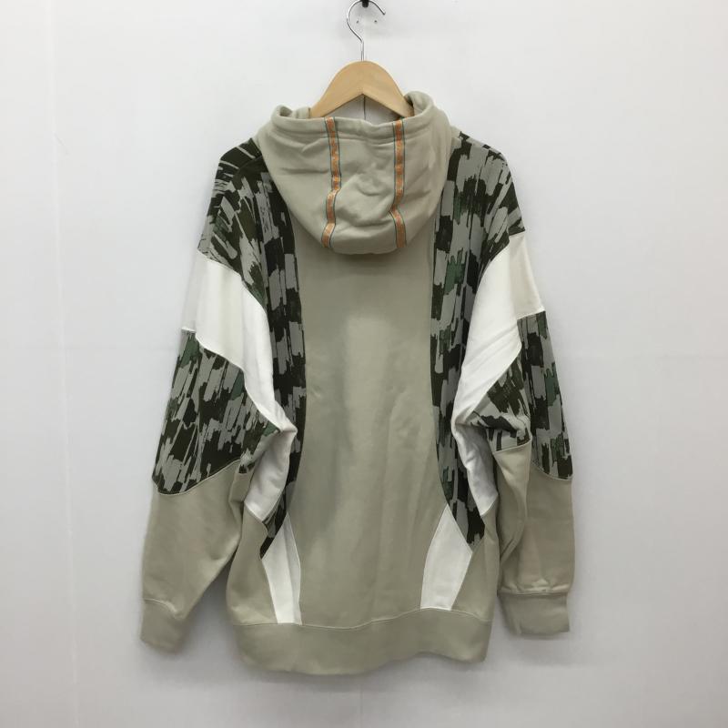 プーマ PUMA パーカー 長袖 PUMA×MARKET Relaxed Hoodie 535083-64 XL ロゴ、文字 X 刺繍 X 総柄 アイボリー / アイボリー / X 緑 / グリーン / X 橙 / オレンジ / メンズ USED 古着 中古 10136366