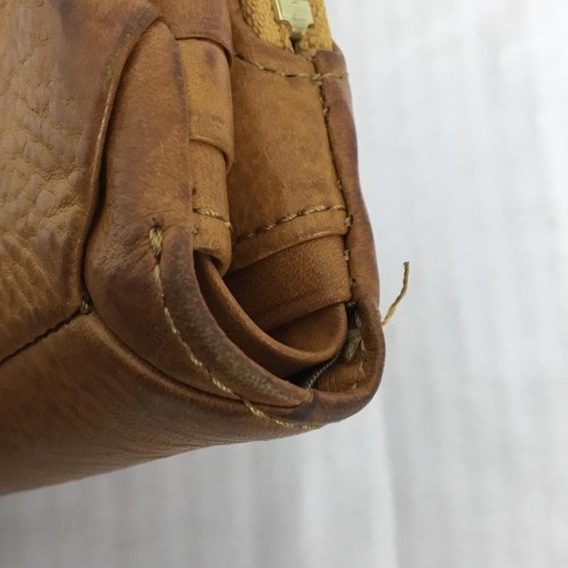 ダコタ Dakota 財布 二つ折り がま口 レザー ロゴ、文字 茶 / ブラウン / レディース USED 古着 中古 10124158