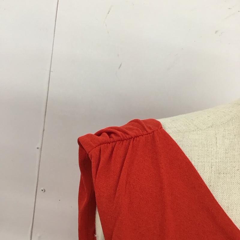 ザラ ZARA タンクトップ タンクトップ 5039 451 600 ノースリーブ ギャザー タグ付き S 無地 赤 / レッド / レディース USED 古着 中古 10118796