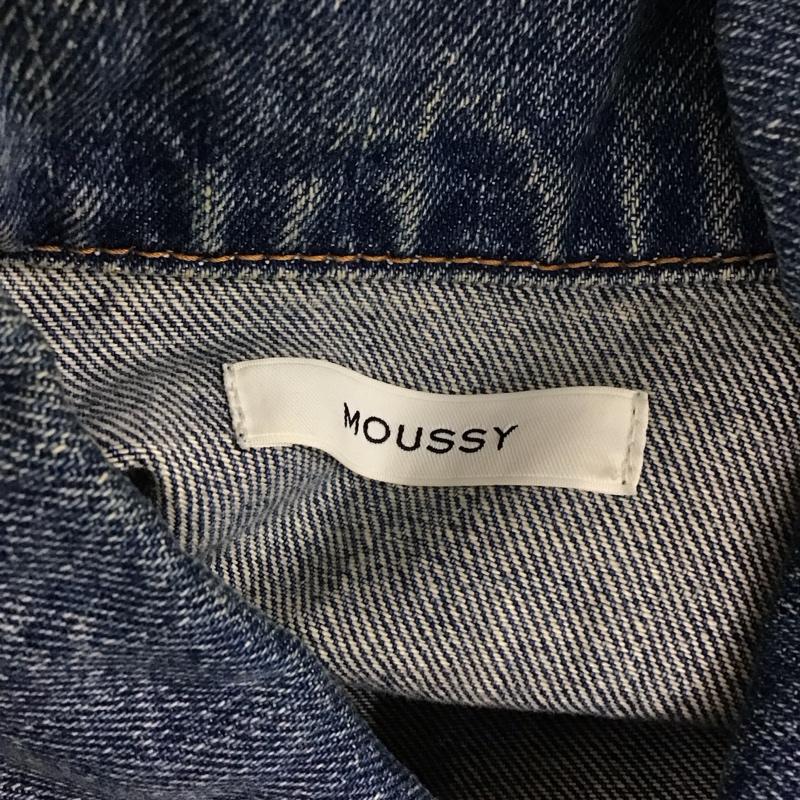 マウジー MOUSSY ジャケット、上着 ジャケット、ブレザー 0109SA11-0190 デニムジャケット Gジャン FREE 無地 水色 / ライトブルー / レディース USED 古着 中古 10114348