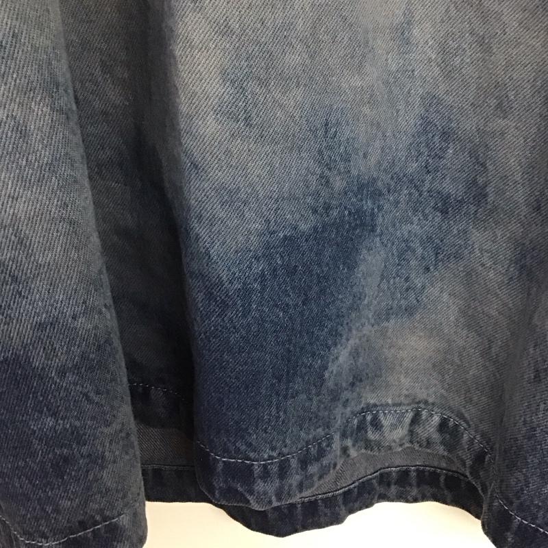 ザラ ZARA ポロシャツ 半袖 半袖ポロシャツ カラーシャツ 半袖カットソー XL 無地 インディゴ / インディゴ / メンズ USED 古着 中古 10133244