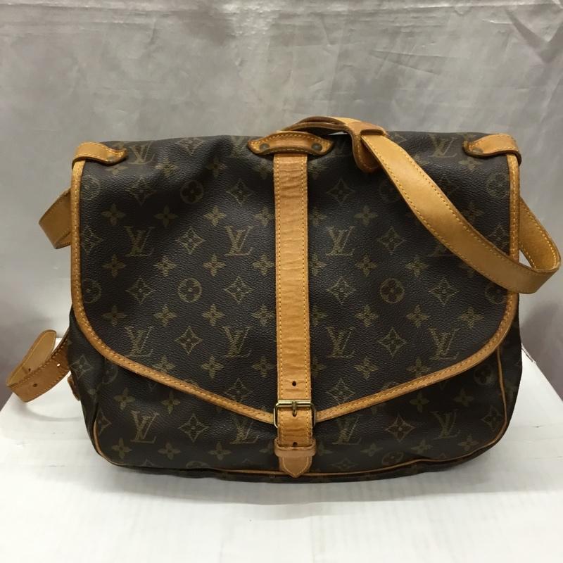 ルイヴィトン LOUIS VUITTON ショルダーバッグ ショルダーバッグ AR0912 ソミュール35 モノグラム 総柄 茶 / ブラウン / X ダークブラウン / ダークブラウン / レディース USED 古着 中古 10119193