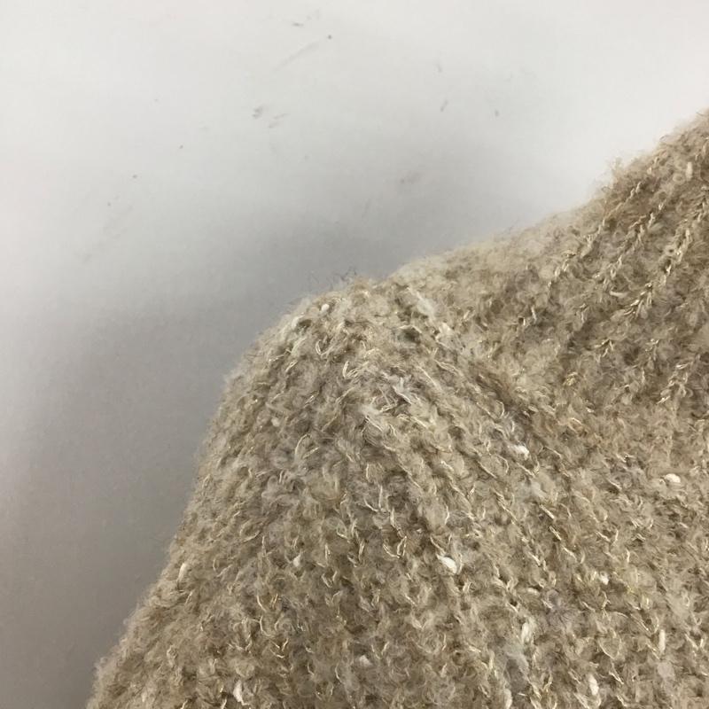 フリークスストア FREAK S STORE ニット、セーター 長袖 FREE 無地 ベージュ / ベージュ /  レディース USED 古着 中古 10111409