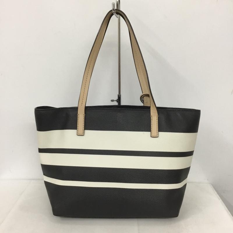 ケイトスペード Kate Spade トートバッグ トートバッグ ロゴ、文字 黒 / ブラック / X 白 / ホワイト / レディース USED 古着 中古 10138853