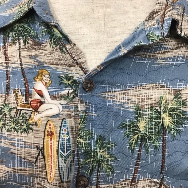 古着 USED シャツ、ブラウス 半袖 半袖シャツ カラーシャツ 半袖カットソー アロハシャツ プリントシャツ XXL プリント マルチカラー / マルチカラー / メンズ USED 古着 中古 10106647