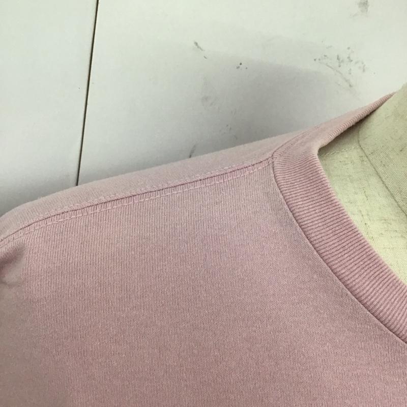 グッドウェア Goodwear Tシャツ 半袖 半袖カットソー 無地Tシャツ クルーネックカットソー M 無地 桃 / ピンク / メンズ USED 古着 中古 10124053