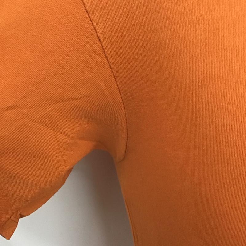ハフ HUF Tシャツ 半袖 半袖カットソー プリントTシャツ クルーネックカットソー S ロゴ、文字 橙 / オレンジ /  メンズ USED 古着 中古 10110935