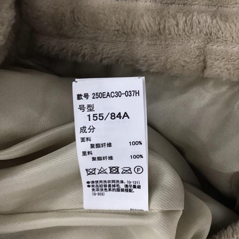 アズールバイマウジー AZUL BY MOUSSY ジャケット、上着 ジャケット、ブレザー 250eac30-037h ECOFURCPOBLOUSON ジップアップジャケット アウター M 無地 ベージュ / ベージュ / レディース USED 古着 中古 10145102