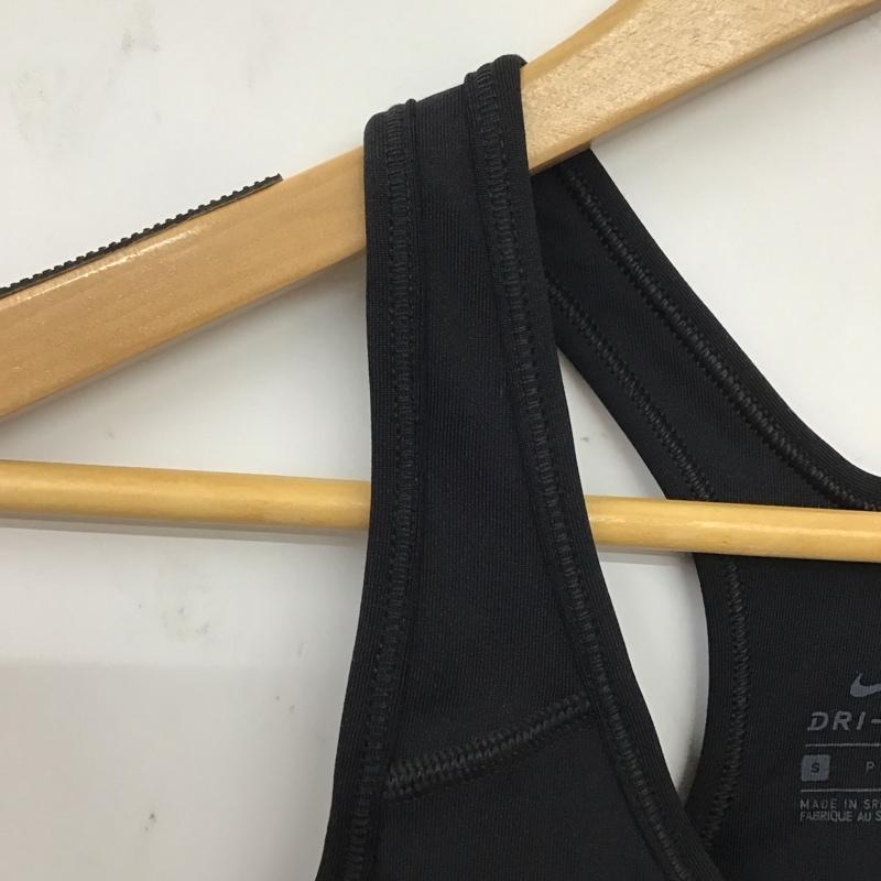 ナイキ NIKE トップス トップス 899371-010 スポーツブラ WS ナイキプロ フューチュラ クラシックブラ タグ付き S ロゴ、文字 黒 / ブラック / レディース USED 古着 中古 10135554