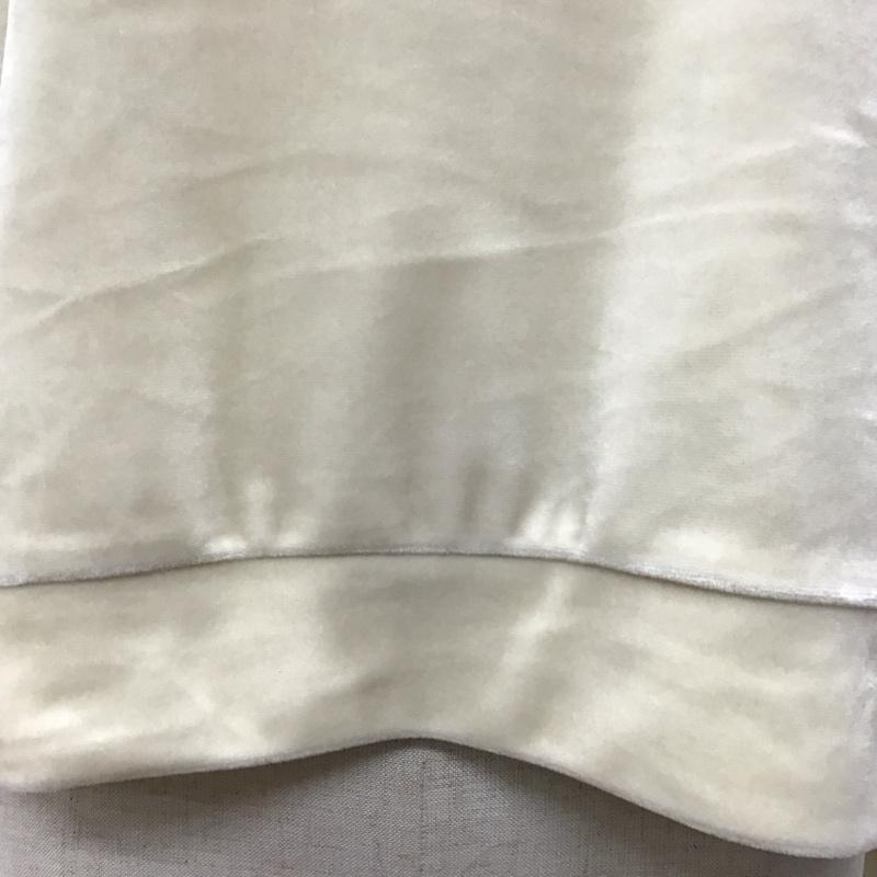 ザラ ZARA カットソー 長袖 1014 422 712 ベロア風 S 無地 アイボリー / アイボリー / レディース USED 古着 中古 10118433