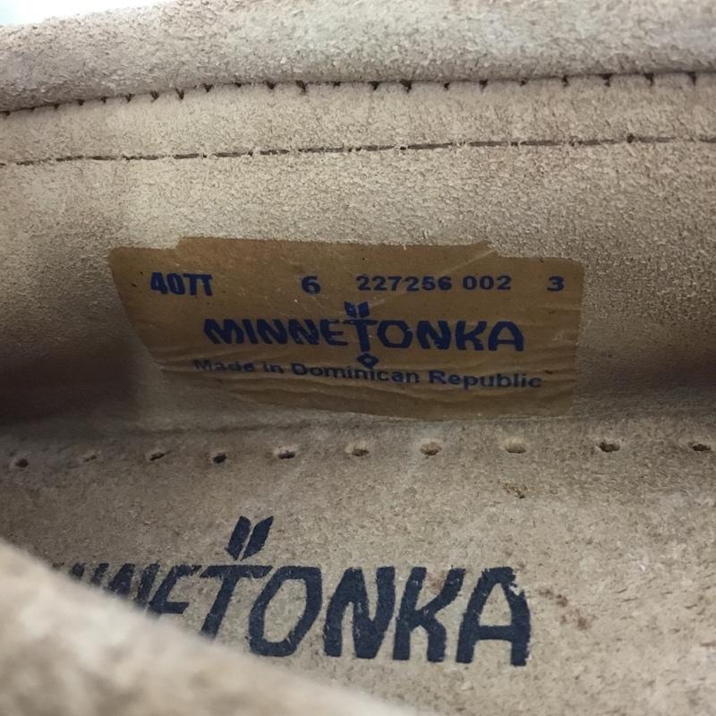 ミネトンカ Minnetonka カジュアルシューズ カジュアルシューズ 407T モカシン 23cm 箱有 23.0cm 無地 ベージュ / ベージュ / レディース USED 古着 中古 10105894