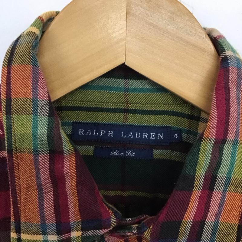 ラルフローレン RALPHLAUREN シャツ、ブラウス 長袖 4 チェック マルチカラー / マルチカラー / レディース USED 古着 中古 10133880