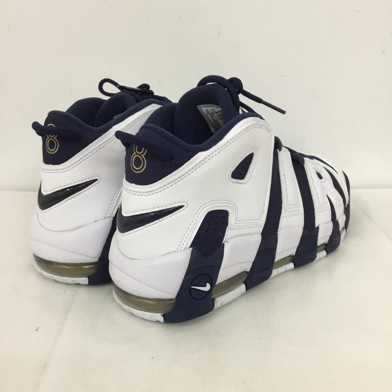 ナイキ NIKE スニーカー スニーカー FQ8182-100 AIR MORE UPTEMPO 96 28cm 箱有 28.0cm ロゴ、文字 白 / ホワイト / X 紺 / ネイビー / メンズ USED 古着 中古 10129908