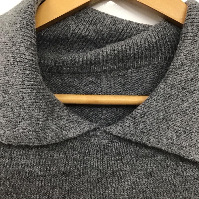 セレクトモカ select MOCA ワンピース ロングスカート 30001659 ポロニットロングワンピース L 無地 灰 / グレー / レディース USED 古着 中古 10137457