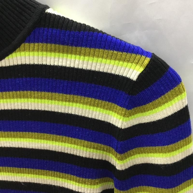カンゴール KANGOL ニット、セーター 長袖 H&M L ボーダー柄 マルチカラー / マルチカラー /  レディース USED 古着 中古 10110744