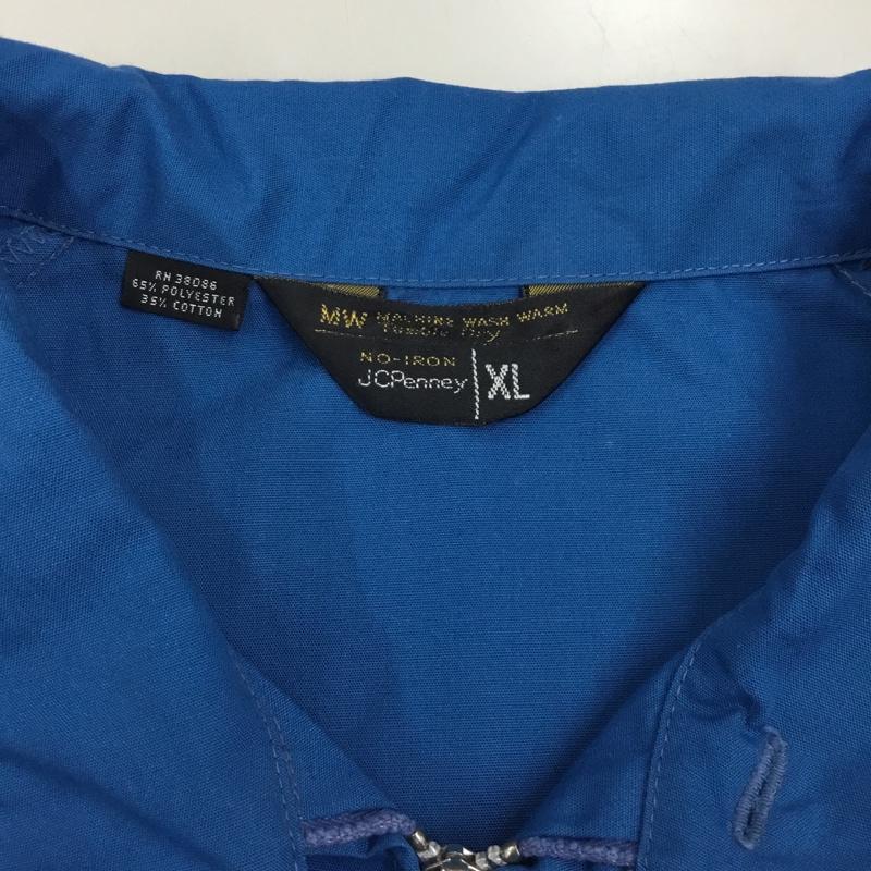 ジェーシーペニー JCPENNEY ジャケット、上着 ジャンパー、ブルゾン 三角タグ 70年代 80年代 XL 無地 青 / ブルー / メンズ USED 古着 中古 10115699