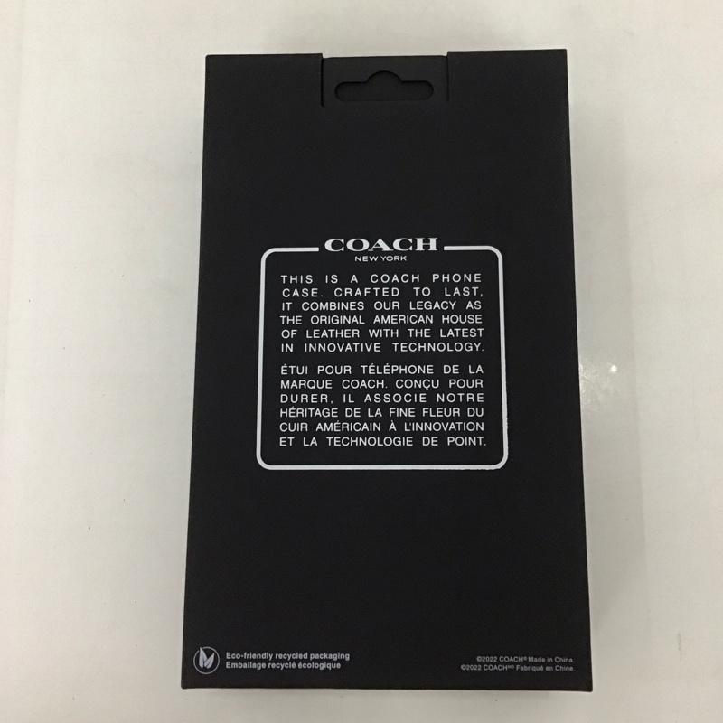 コーチ COACH ファッション小物 ファッション小物 CIPH-125-SCBLK iPhone 14 Pro Max iPhoneケース 手帳型 Folio Case ロゴ、文字 黒 / ブラック / メンズ USED 古着 中古 10126359