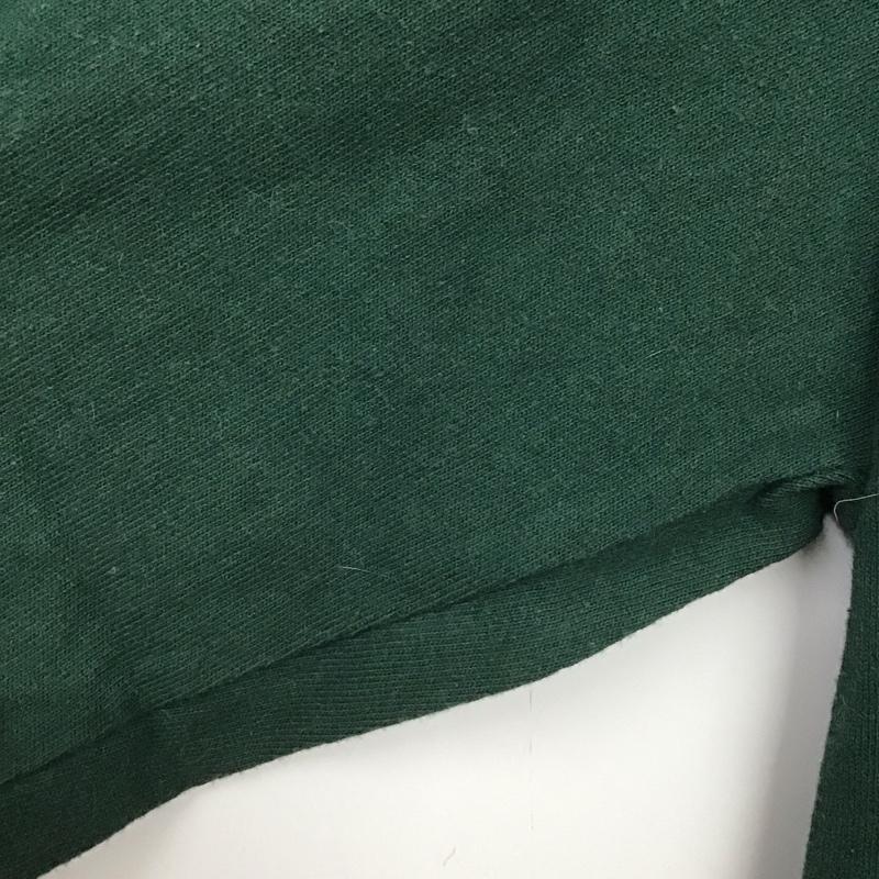 ステューシー STUSSY ポロシャツ 長袖 長袖ポロシャツ 長袖カットソー カラーシャツ M ロゴ、文字 緑 / グリーン / メンズ USED 古着 中古 10139555
