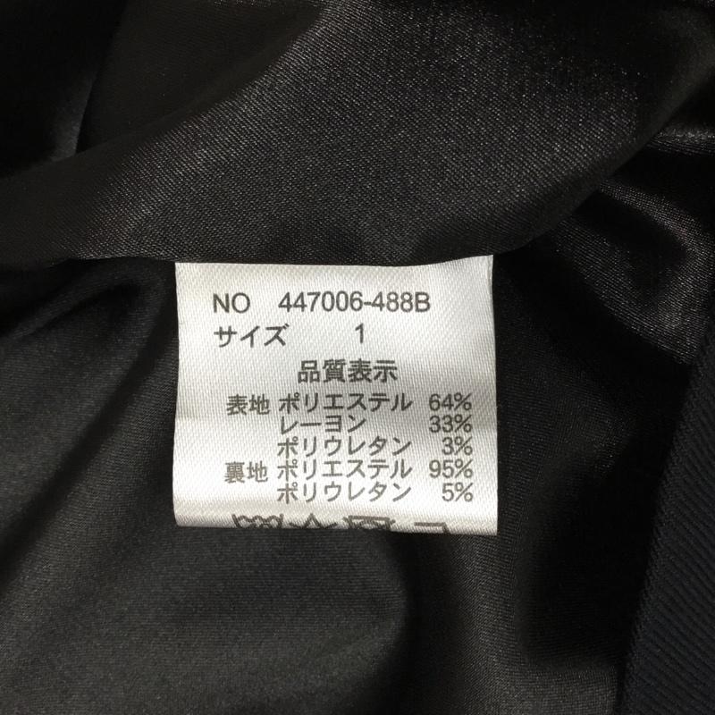 ノーアイディ NO ID. ジャケット、上着 ジャケット、ブレザー 447006-488b ストレッチbigシングルライダースジャケット ジップアップジャケット 1 無地 紺 / ネイビー / メンズ USED 古着 中古 10120677